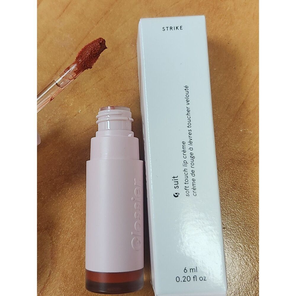 Glossier G Suit Soft Touch Lip Crème - Shade: Strike (Brand New in Box)